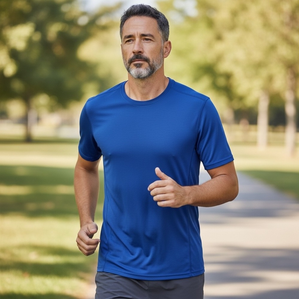 Patagonia Capilene Cool Trail Mens Small Blue Technical Performance Shirt Tee